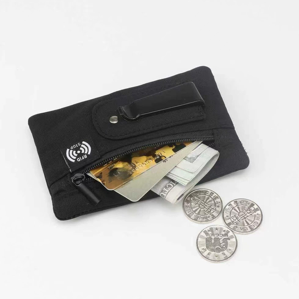 Money Belt Hidden - 도난 방지 히든 클립 스타시 파우치,