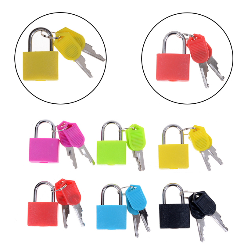 Travel Lock Tsa Approved - 1PCS 30x23mm 작은 미니 강력한 강철