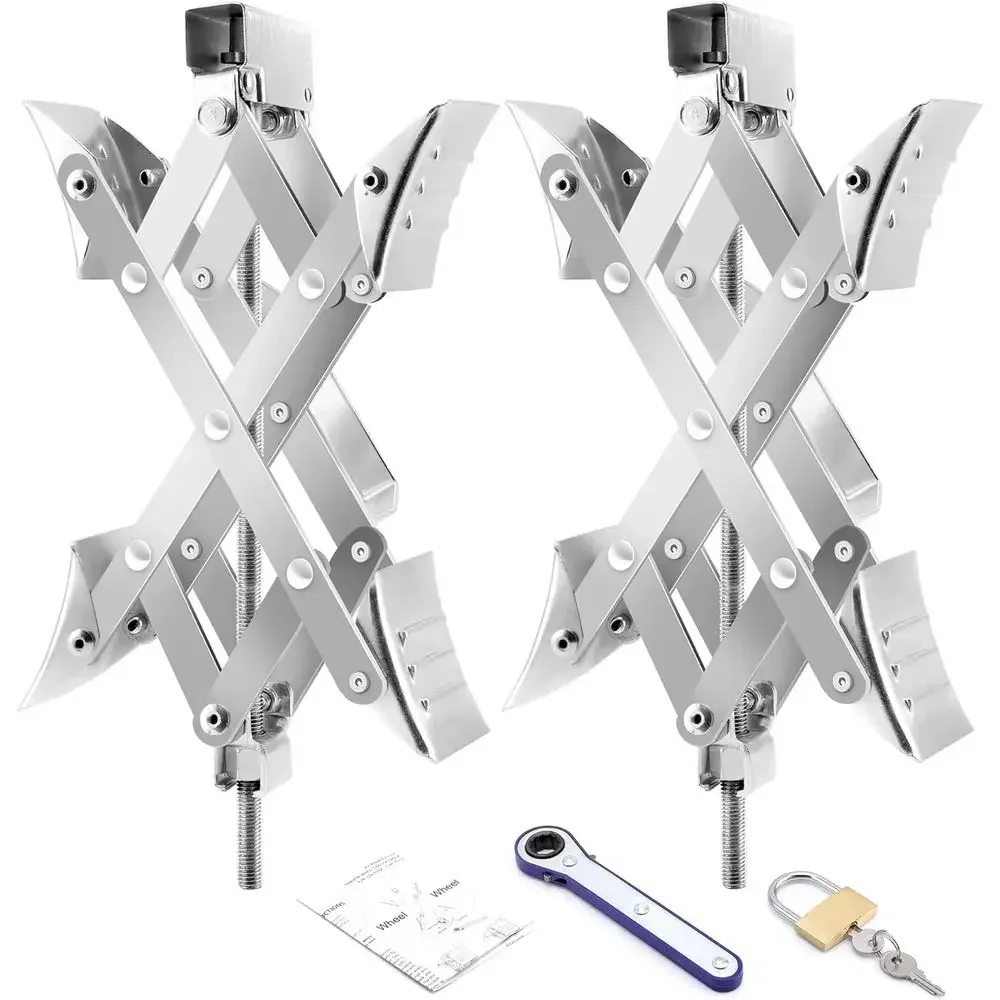 Travel Accessories Us - X자형 RV 휠 초크, 3.25인치~10.5인치 캠핑카