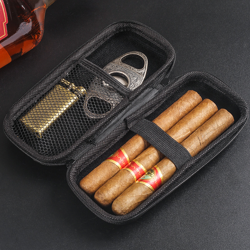 Travel Accessories Us - 1개 휴대용 시가 여행 케이스 EVA