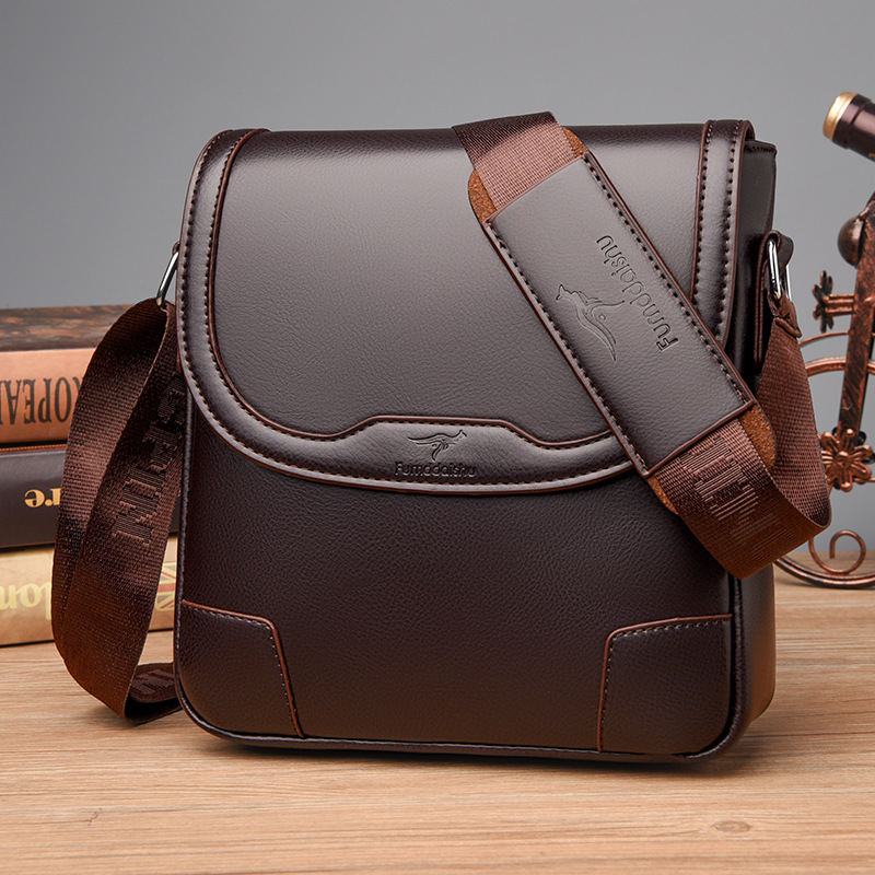 Travel Accessories Luxury Brands - 럭셔리 브랜드 남성 가죽 어깨 가방