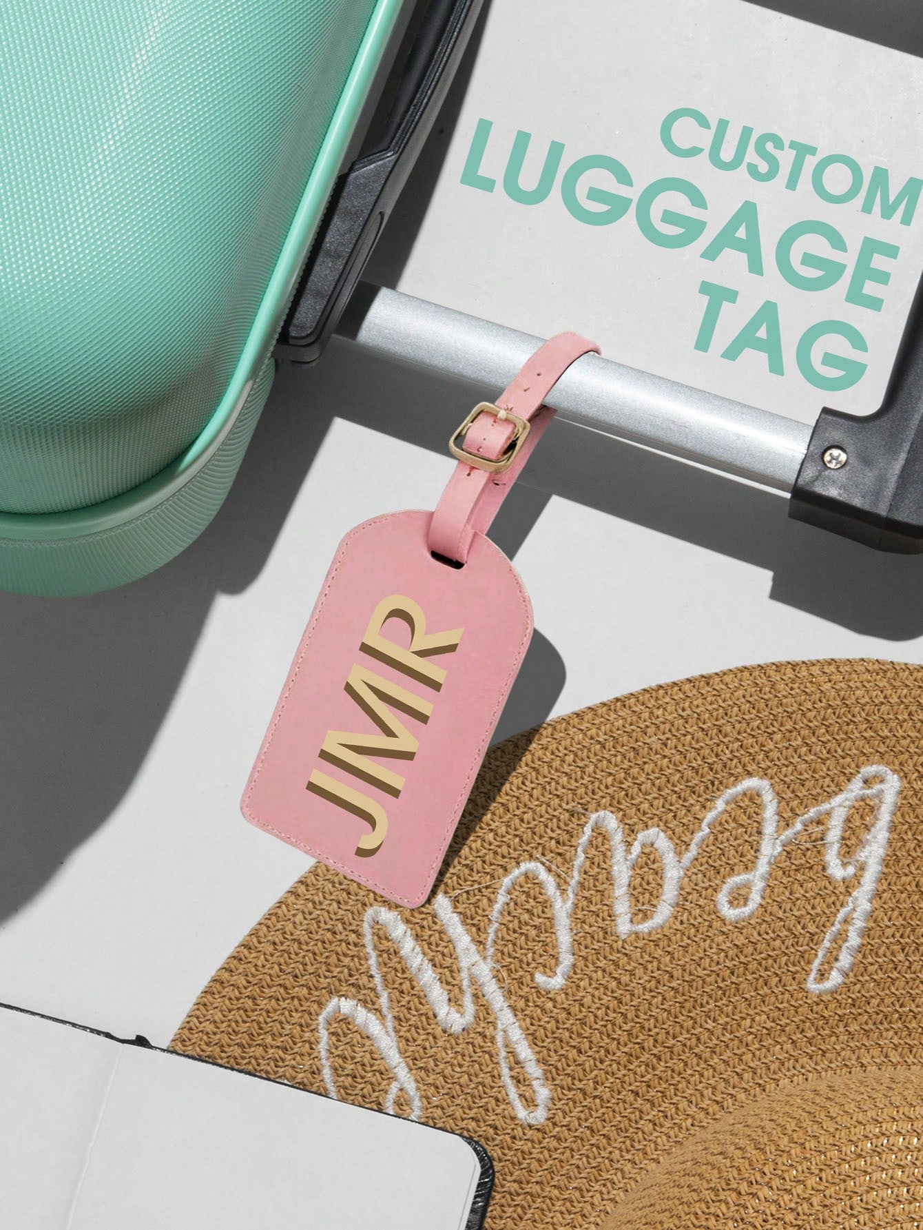 개인 맞춤 이니셜 러기지 태그, PU 가죽 여행 가방  - Travel Accessories For Women 리뷰 및 가격