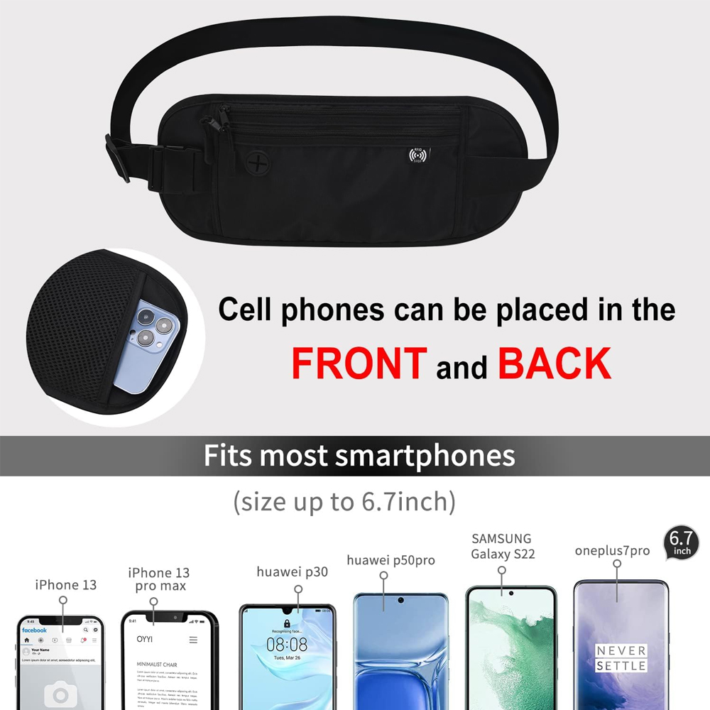 1개 안전 여행용 머니 벨트, 은밀한 RFID 차단 여 - Money Belt Hidden 리뷰 및 가격