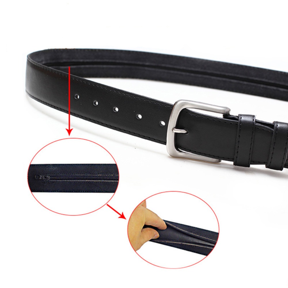 보안 지퍼 숨김형 현금 벨트 PU 가죽 도난 방지 스트 - Money Belt Hidden 리뷰 및 가격