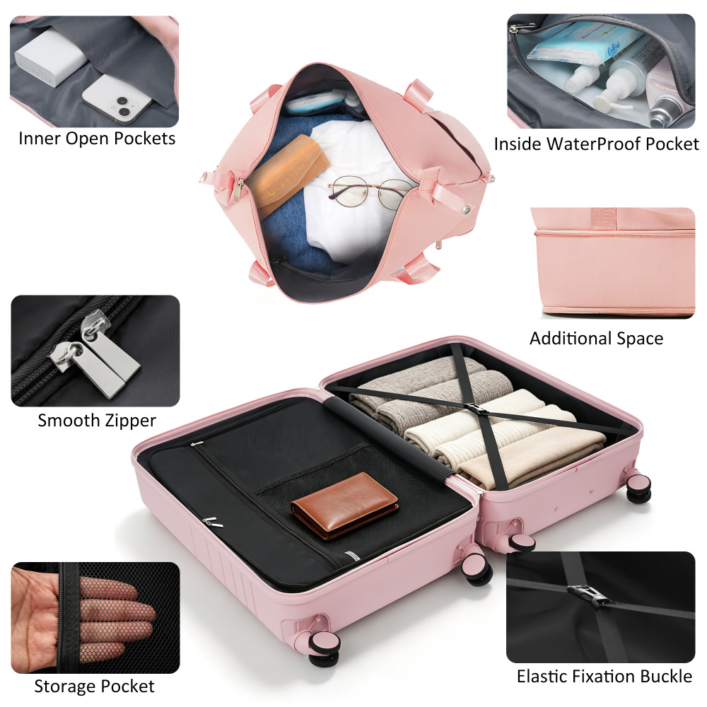 USB 충전 포트가 있는 4피스 여행가방 세트 - 20 - Toiletry Bag Tsa 리뷰 및 가격
