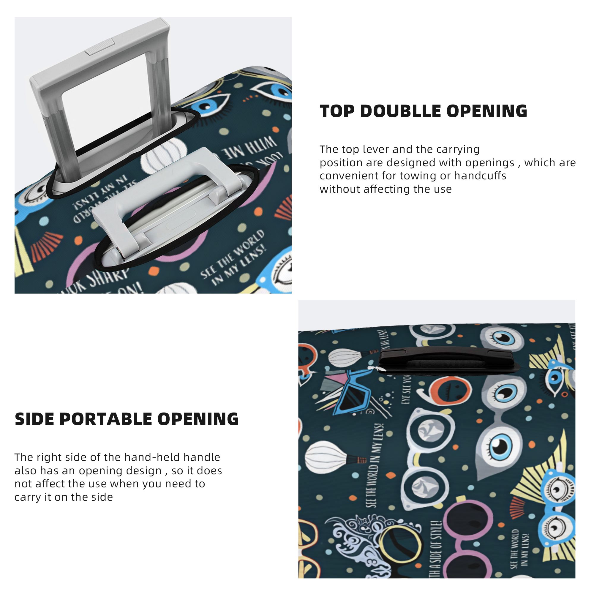 안경사 안경점 여행 가방 커버 패션 기발한 선글라스 독 - Quirky Travel Accessories 리뷰 및 가격