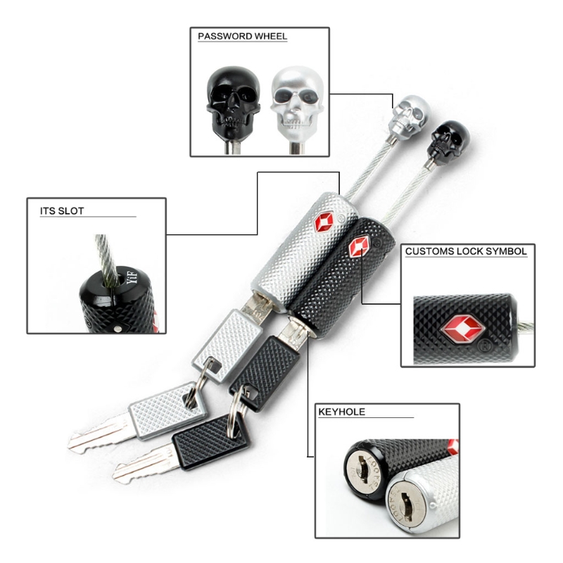 TSA 안전 여행 수하물 가방 잠금 자물쇠, 열쇠 여행 - Travel Lock Tsa Approved 리뷰 및 가격