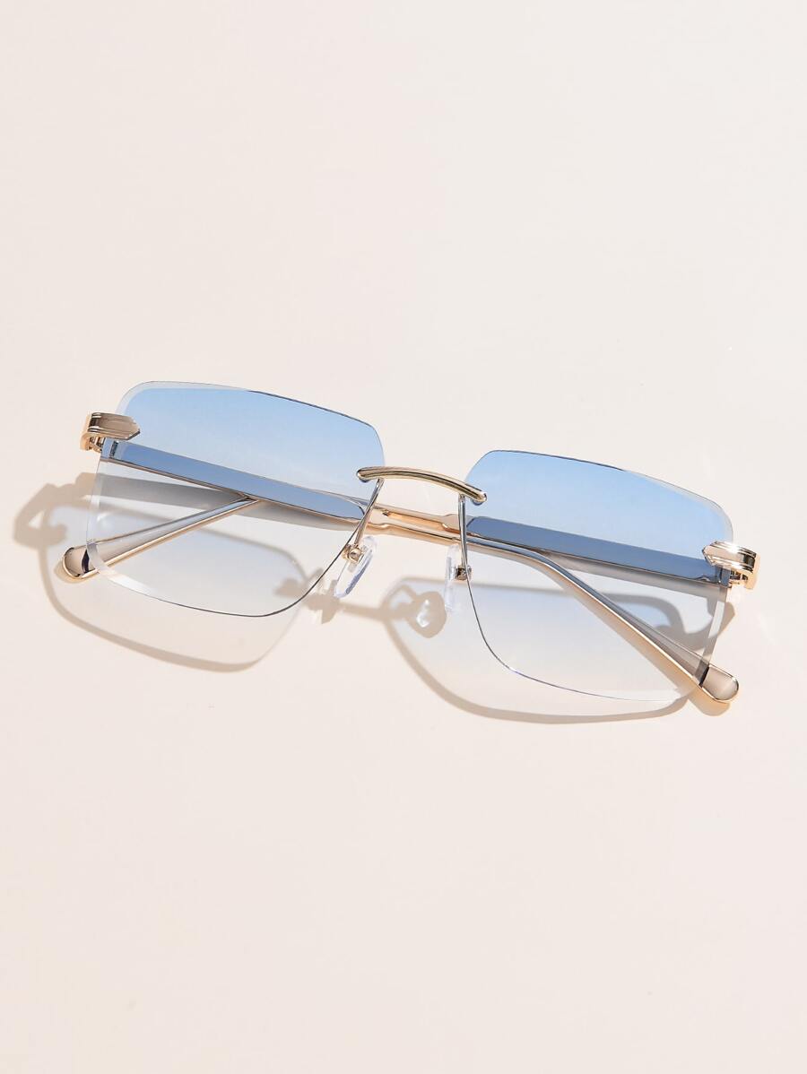 1pc 여성 패션 그라디언트 컬러 무테 사각 프레임 패 - Travel Accessories For Women 리뷰 및 가격