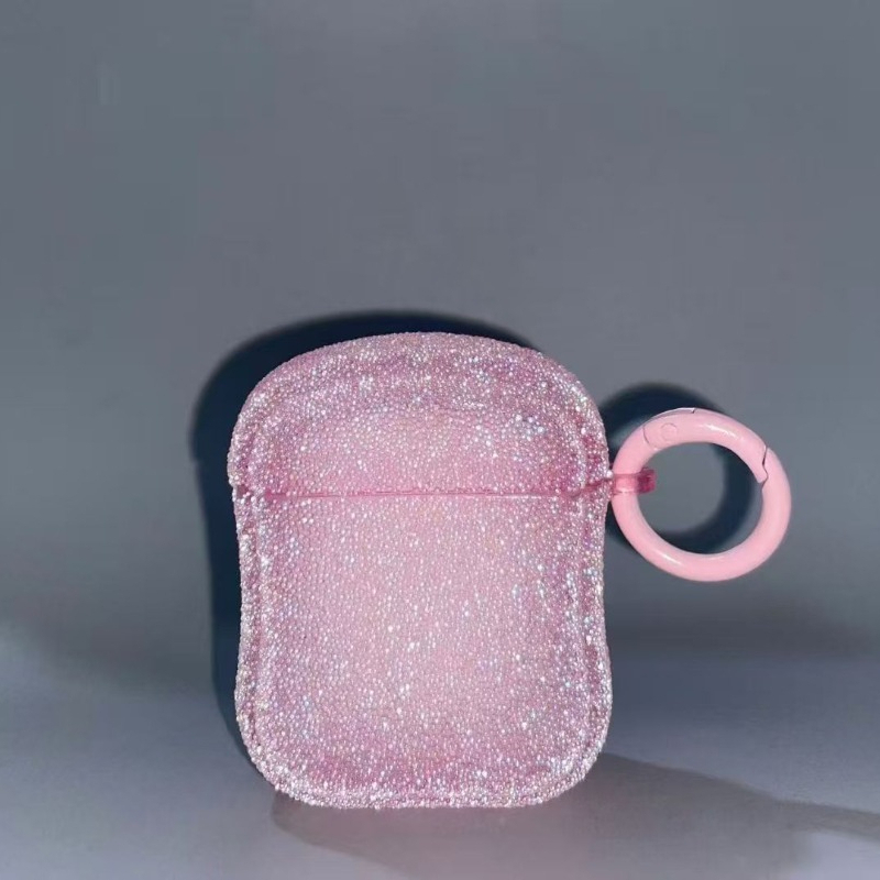 키체인 고리가 있는 반짝이는 이어폰 보호 케이스, 여행 - Travel Accessories In Store 리뷰 및 가격