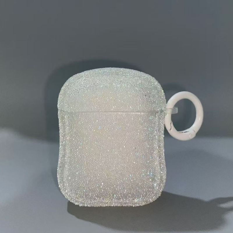 키체인 고리가 있는 반짝이는 이어폰 보호 케이스, 여행 - Travel Accessories In Store 리뷰 및 가격