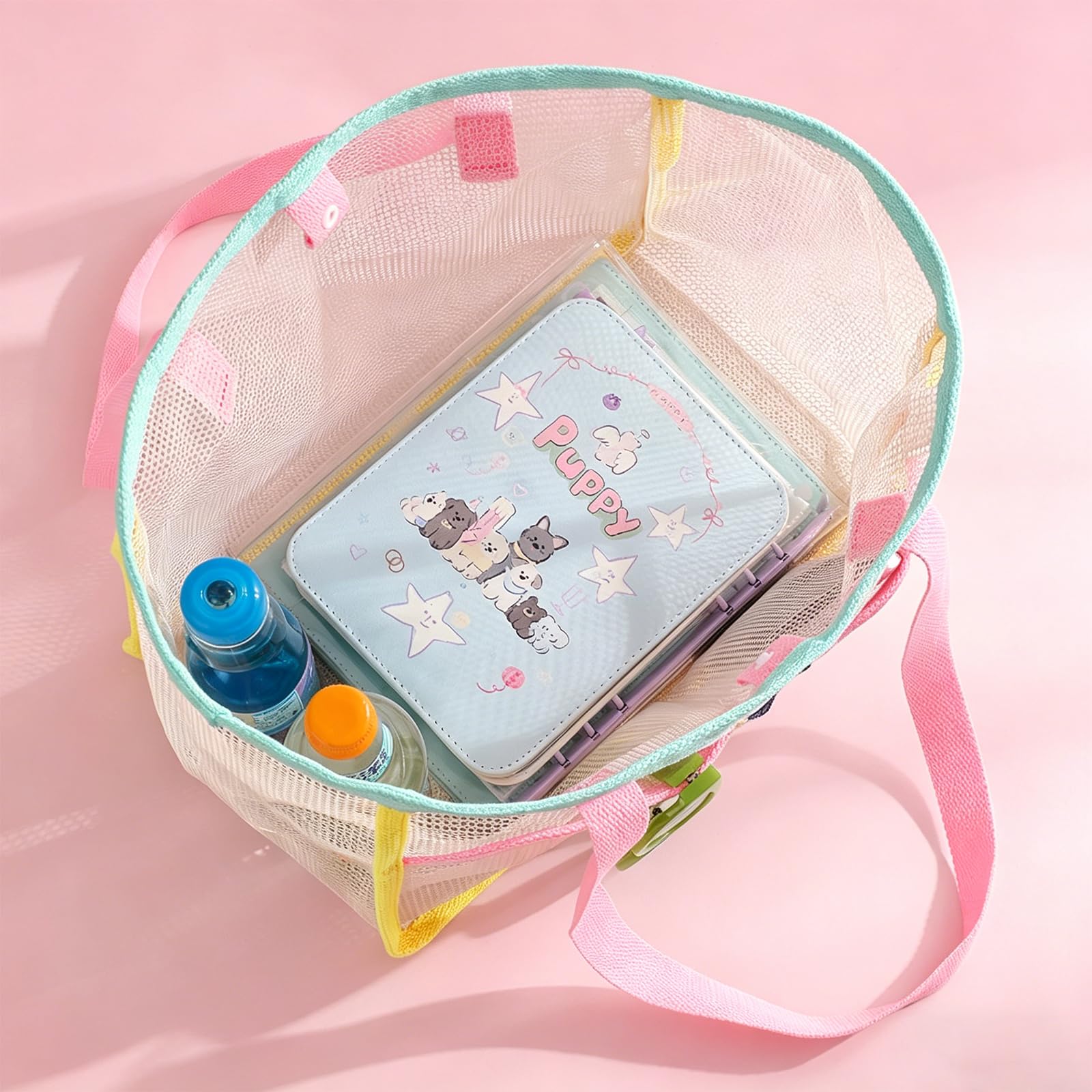여성용 비치백, 화려한 접이식 그물망 모래 가방, 여행 - Travel Accessories Us 리뷰 및 가격