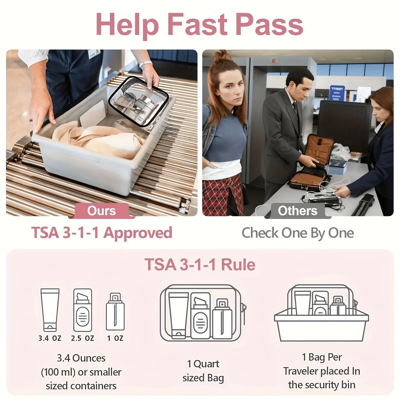 1pc 투명 메이크업 가방 투명 여행 세면 용품 파우치 - Toiletry Bag Tsa 리뷰 및 가격