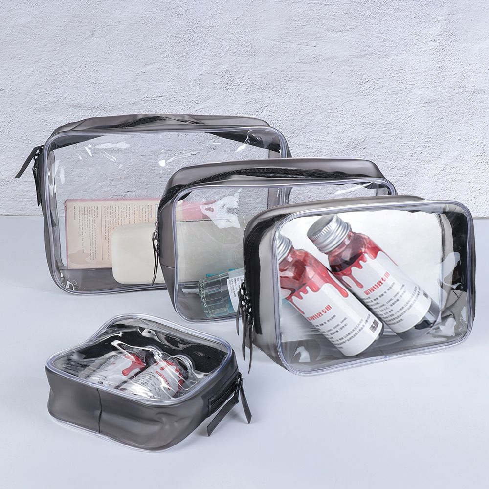 환경 보호 PVC 투명 지퍼 화장품 가방, 여성 여행  - Toiletry Bag Tsa 리뷰 및 가격