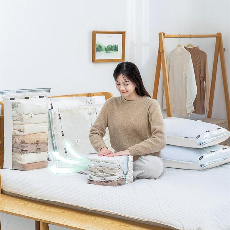 펌프가 필요 없는 진공 압축 가방, 옷 보관용, 의류, - Travel Accessories In Store 리뷰 및 가격